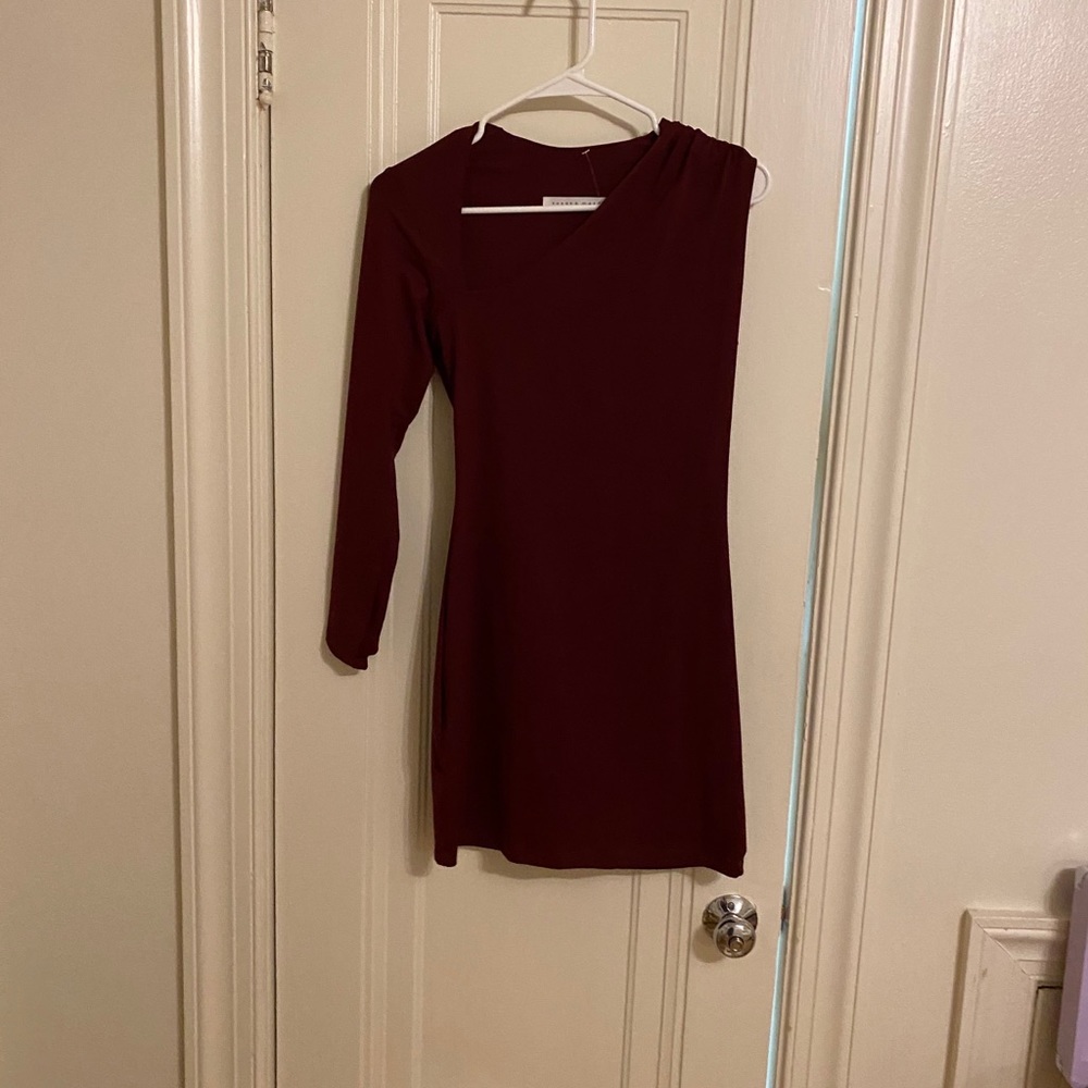 Susana Monaco mini one shoulder dress